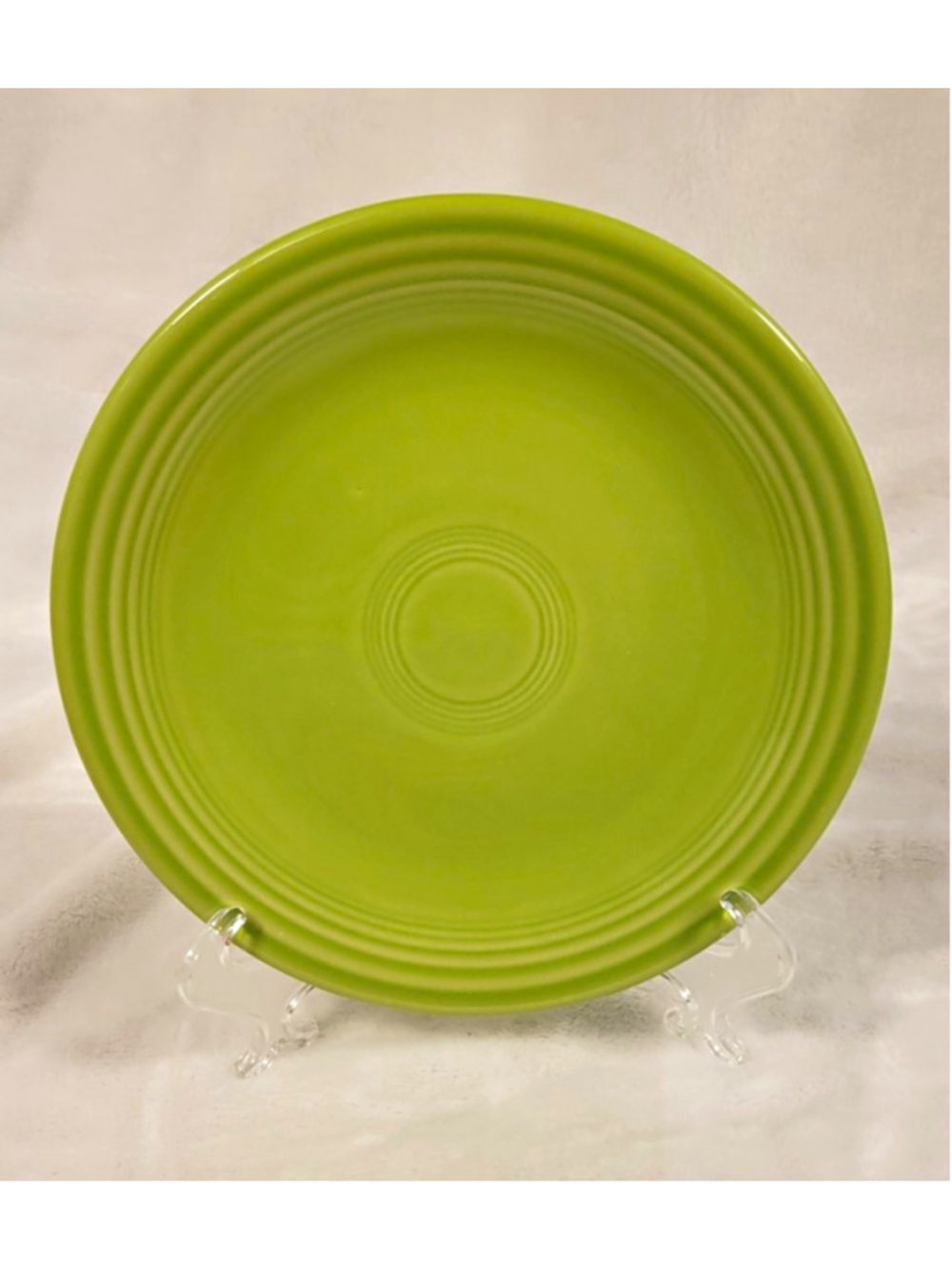 Fiesta Ware Appetizer bread & butter plate Chartreuse, Retired Homer Laughlin